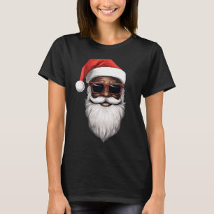 Jultomten Black Julafton Santa Afro African Americ T Shirt