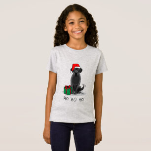 jultomten Black Labrador Retriever Cute T Shirt