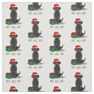 jultomten Black Labrador Retriever Cute Tyg