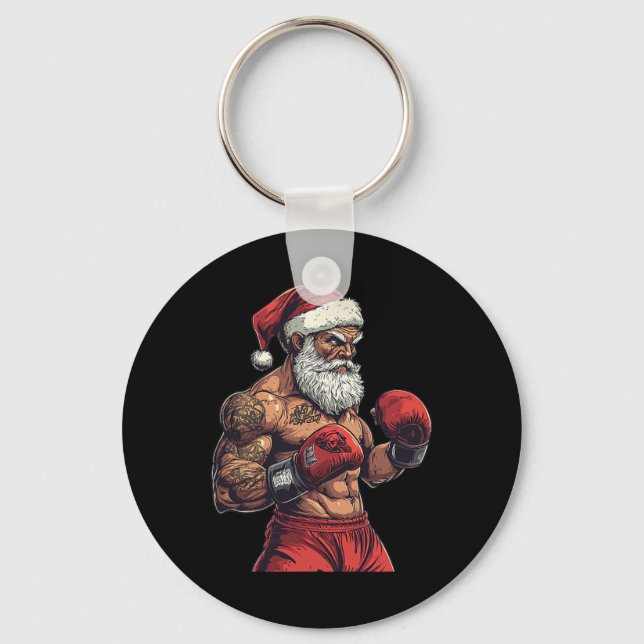 Jultomten Boxing and Mma - jul Boxing Nyckelring (Framsida)