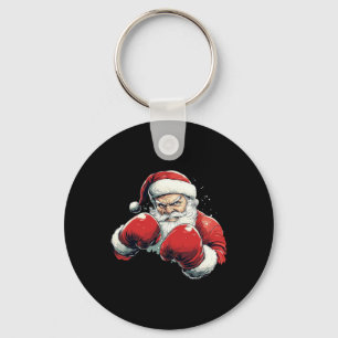 Jultomten Boxing - Jultomten med boxningsgrej Nyckelring