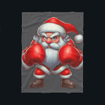 Jultomten Boxing Player Boxer God jul Xm Fleecefilt<br><div class="desc">Jultomten Boxing Player Boxer God jul Julafton Tanktop1</div>
