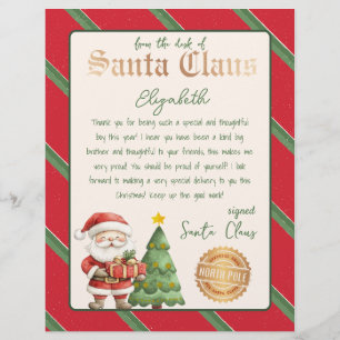 Jultomten Brev Cute Reindeer Printable