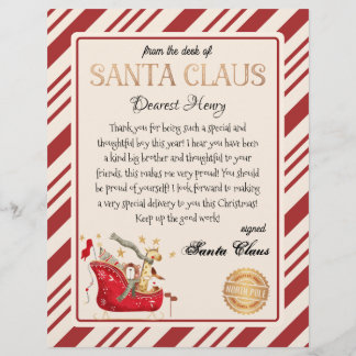 Jultomten Brev Fullt Sled Printable