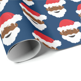 jultomten Brown Skin Blue jul Presentpapper