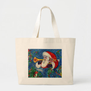 JULTOMTEN BUGLER Musical God Jul Natt Jumbo Tygkasse