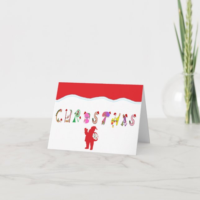 jultomten Caps Tack Kort (Framsida)