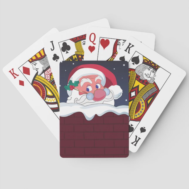 Jultomten Casinokort (Baksidan)