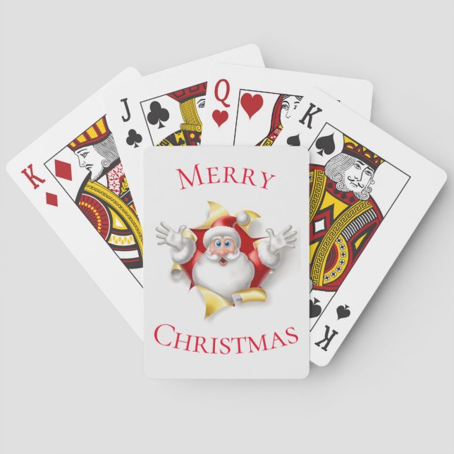Jultomten Casinokort (Baksidan)