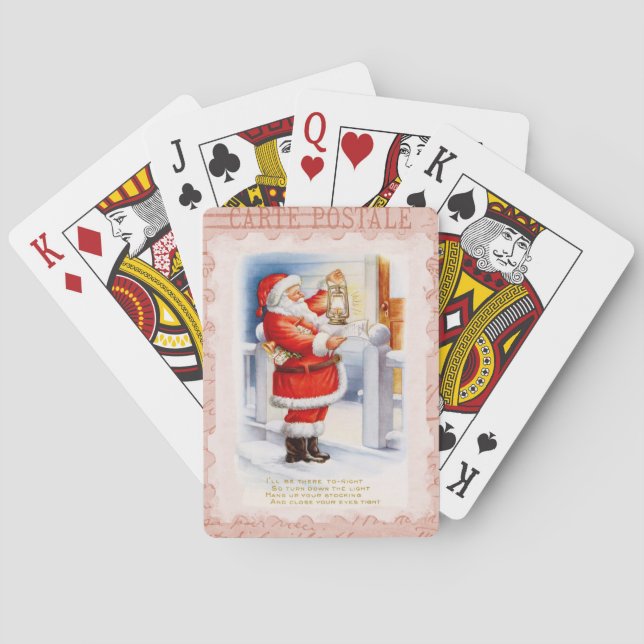 Jultomten Casinokort (Baksidan)