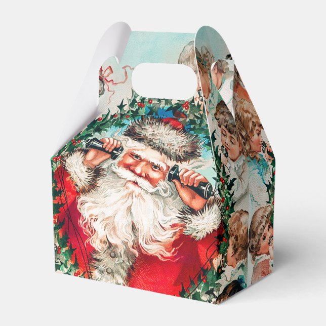 Jultomten & Children God jul Presentaskar (Framsidan Sidan)