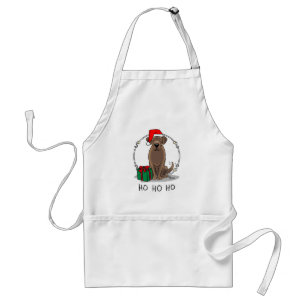 jultomten Chocolate Labrador Retriever Funny Förkläde