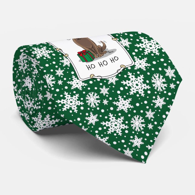 jultomten Chocolate Labrador Retriever Funny Slips (Rullad)