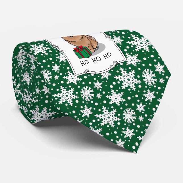 Jultomten Chow Chow Hund (kanel) Cute Slips (Rullad)