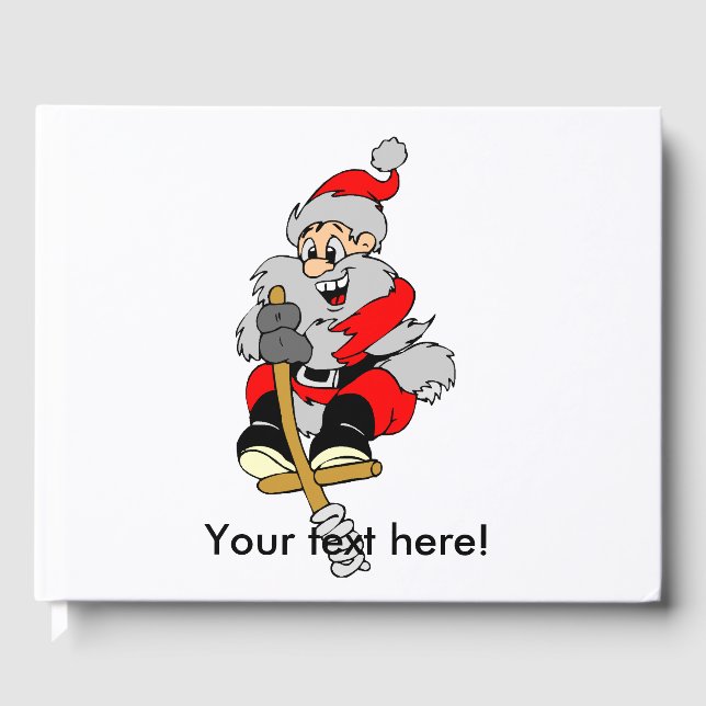 Jultomten Clipart Gästböcker (Framsida)