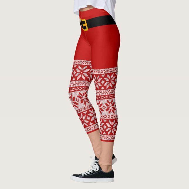 Jultomten Costume-jul Leggings (Vänster)