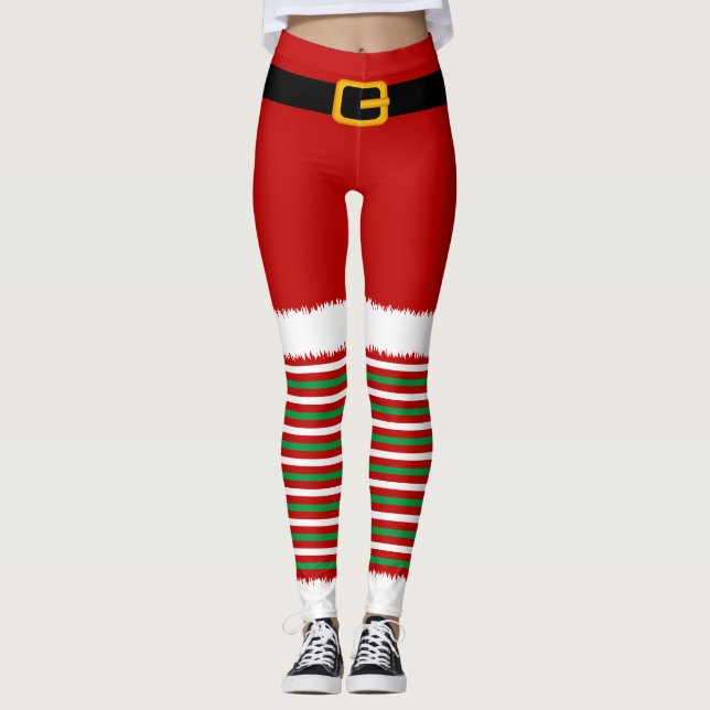 Jultomten Costume-jul Leggings (Framsida)