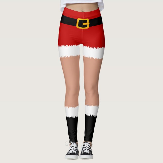 Jultomten Costume-julklappar Leggings (Framsida)