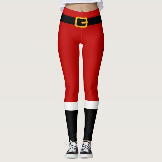 Jultomten Costume-julklappar Leggings (Framsida)