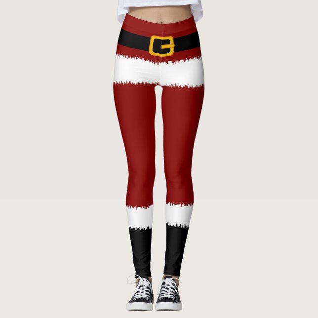 Jultomten Costume-julklappar Leggings (Framsida)