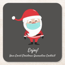 Jultomten Covid jul Quarantine Cocktail