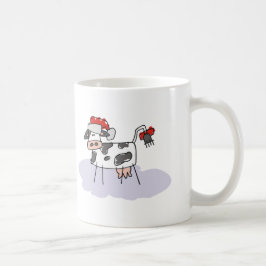 jultomten Cow Kaffemugg