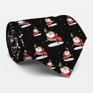 jultomten Cute-färgmålning för julfärgning Nec Slips