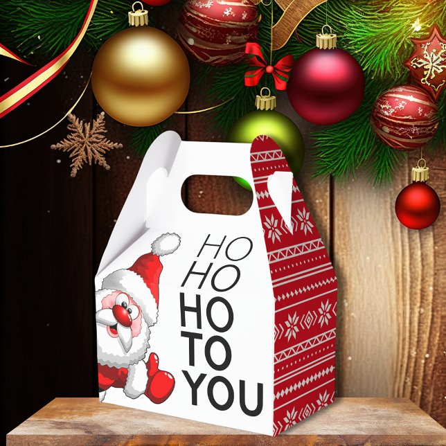 Jultomten Cute Ho Ho till dig Presentaskar (Skapare uppladdad)