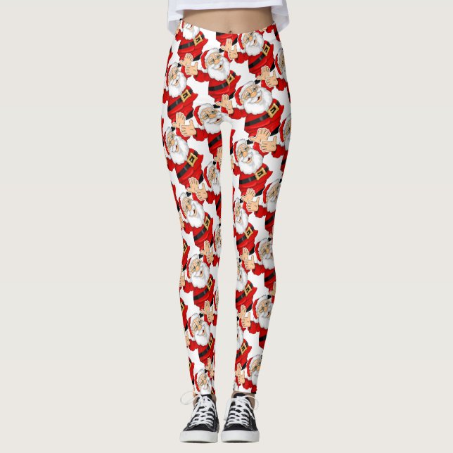 jultomten Cute Leggings! Leggings (Framsida)