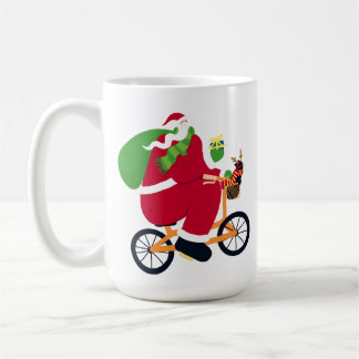 Jultomten cykel kaffemugg