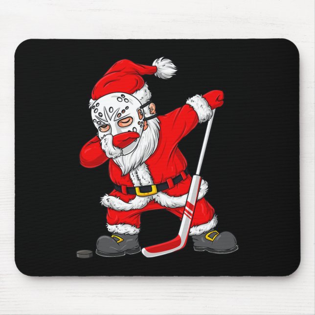 Jultomten Dabbing Hockey Player Boys Kids Da Musmatta (Framsidan)