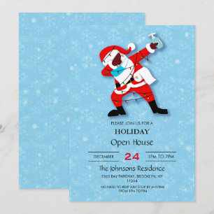 Jultomten Dabbing jul 2023 Inbjudningar
