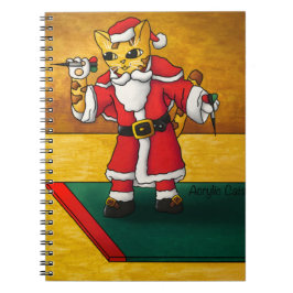 Jultomten Darts Cat Anteckningsbok