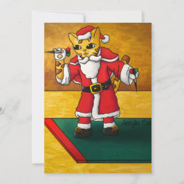 Jultomten Darts Cat Kort