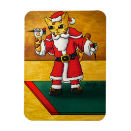 Jultomten Darts Cat Magnet