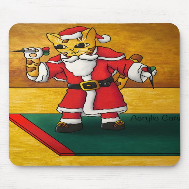 Jultomten Darts Cat Musmatta (Framsidan)