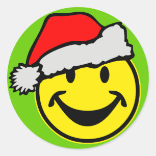 Jultomten din backgr. & idéer runt klistermärke