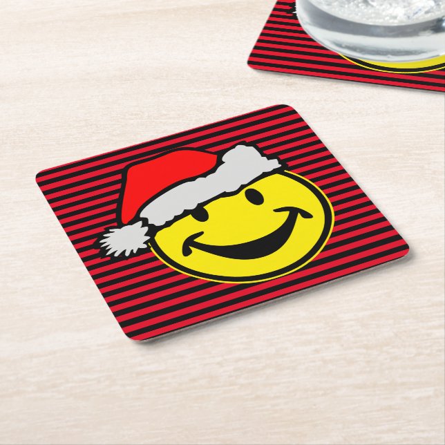 Jultomten din backgr. & idéer underlägg papper kvadrat (Vinklad)
