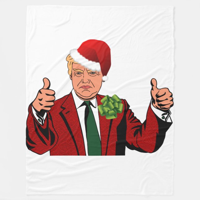 jultomten donald trump christmas filt (Framsidan)
