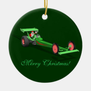 jultomten Drag Tävling Julgransprydnad Keramik