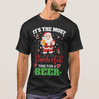 Jultomten Drinking Beer Wonderfu T Shirt