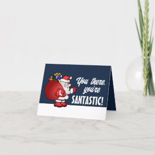 Jultomten, du är Santastic, Säsong Employee Tack Kort