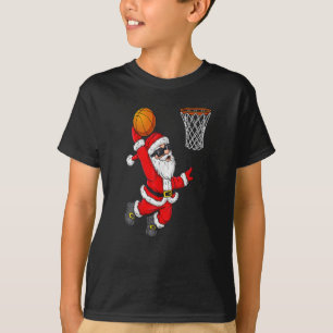 Jultomten Dunking Basketball T Shirt