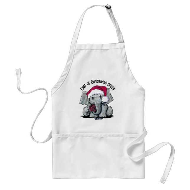 jultomten Elephant Apron Förkläde (Framsidan)