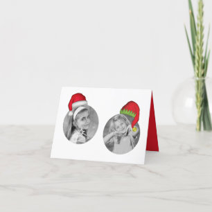 Jultomten Elf Jolly Jul Photo Card 3 Photo Helgkort