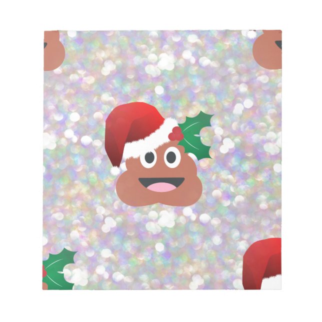 jultomten emoji anteckningsblock (Framsida)