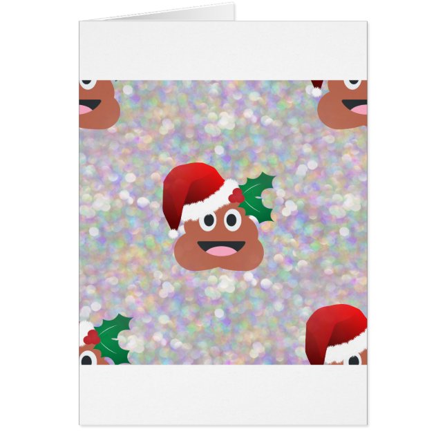 jultomten emoji hälsningskort (Framsidan)