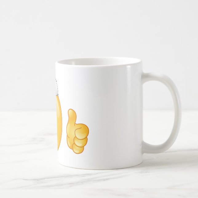 jultomten emoji kaffemugg (Höger)