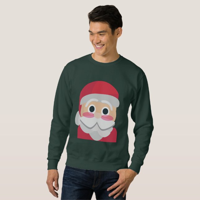 jultomten emoji manar sweatshirt (Hel framsida)