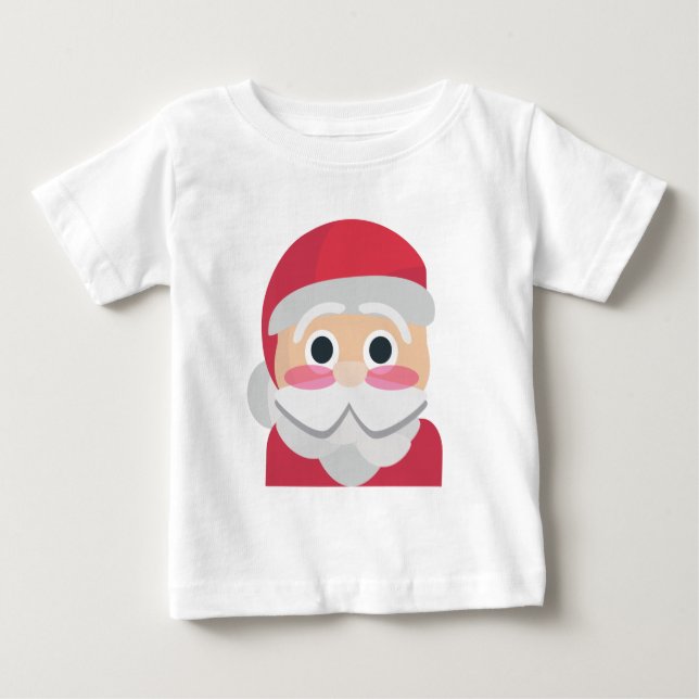 jultomten emoji t-shirt (Framsida)